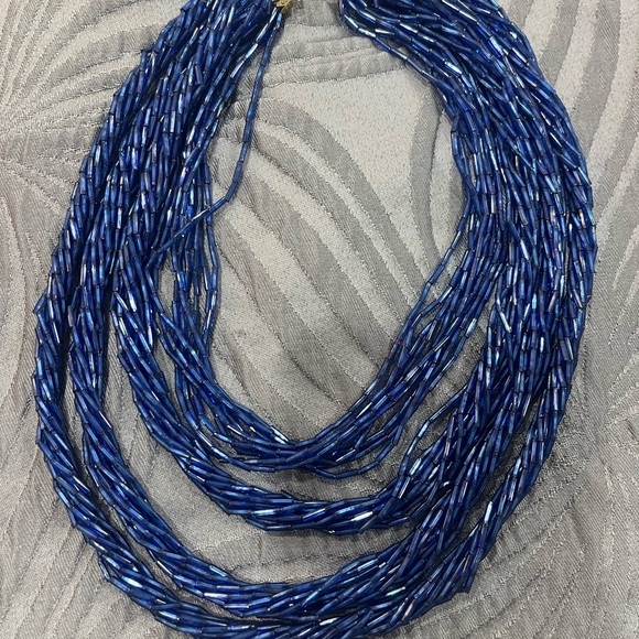 Vintage necklace with earrings very unique handmade - Picture 4 of 7